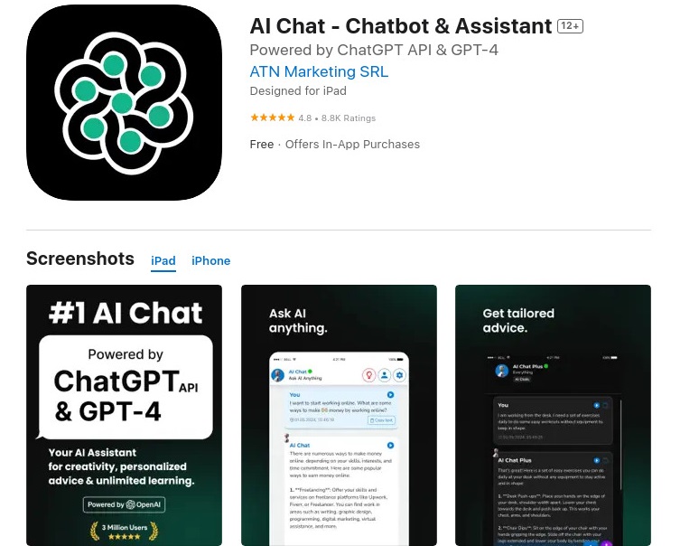 AI Chat PowerBrain AI Assistant & Chatbot